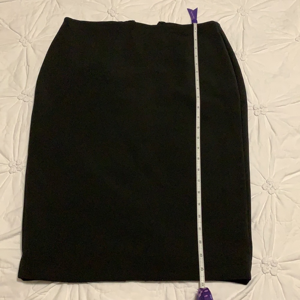 Express black midi skirt